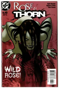 Rose & Thorn #6 Adam Hughes cubierta DC Comics fina 2004 - Imagen 1 de 1