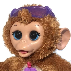 SEE VIDEO Hasbro 2013 Fur Real Friends My Giggly Monkey 8" Interactive Toy Cute! - Picture 1 of 8