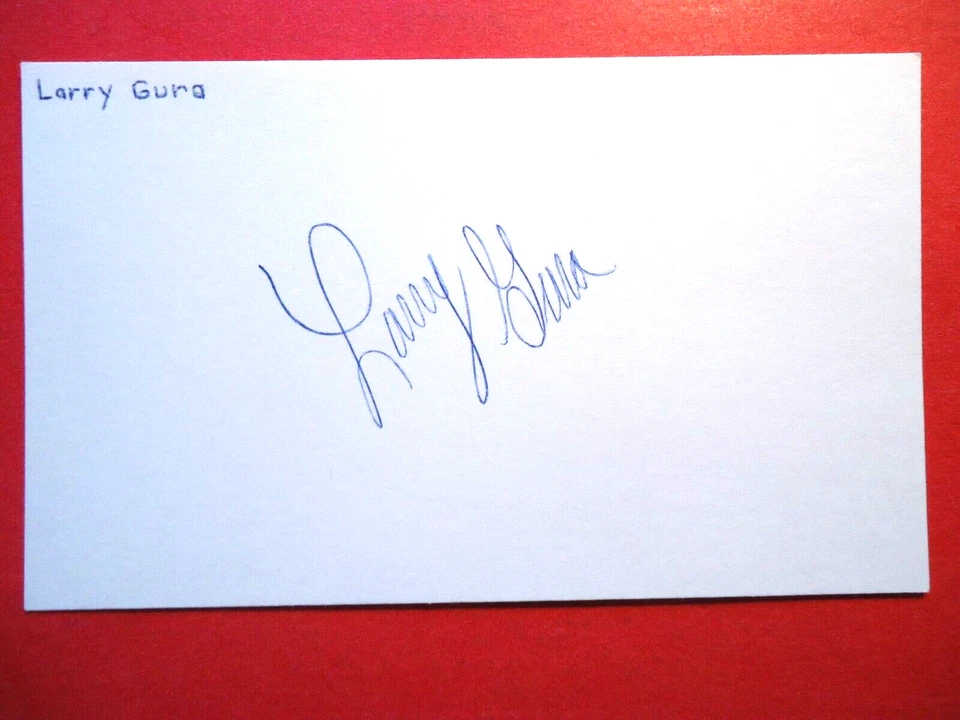 Larry Gura - Autograph on 3" X 5" Index Card - Kansas City Royals - Image 1 of 1