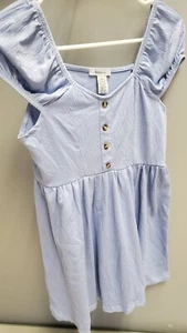 Used Girls Blue Olivia Kay Size 10-12 Dress #10100 - Picture 1 of 9