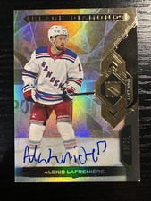 2022-23 Black Diamond Gold Auto ALEXIS LAFRENIERE BDB-AL  3/25