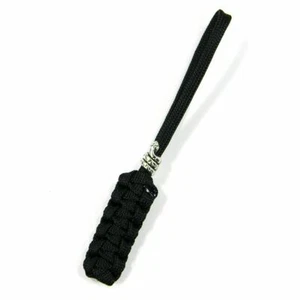 Black Paracord Snake Zipper Pulls Knife Lanyard Bug Out Bag - US Veteran Seller - Picture 1 of 2
