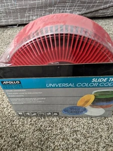 NIP Apollo Deluxe Slide Tray Item# 3280-01 Universal Color Coded Red - Picture 1 of 4