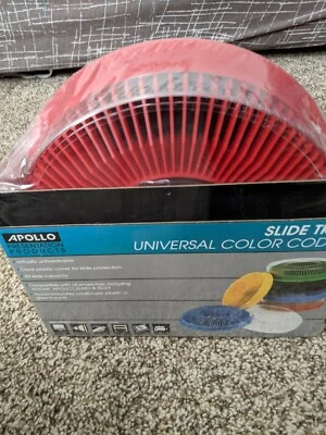 NIP Apollo Deluxe Slide Tray Item# 3280-01 Universal Color Coded Red - Image 1 of 4