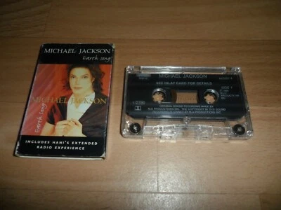 MICHAEL JACKSON - EARTH SONG (RARE 2 TRACK CASSETTE SINGLE) CASSINGLE - Image 1 of 4