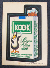 1970s Topps Wacky Packages (set break) Sticker Card Kook NH