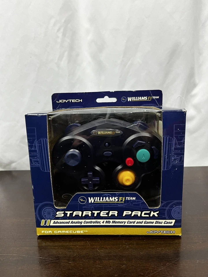 Williams F1 Team Gamecube Controller Starter Pack New In Box Memory Card & Case - Image 1 of 4