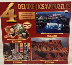 K-Mart 4 Deluxe Puzzle Niagarafälle, New York, neugierige Katze, Capital Reef Park NEU - Bild 1 von 9