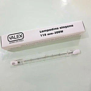 LAMPADA ALOGENA LINEARE TUGSTENO 300W VALEX 230V 50HZ ORIZZONTALE FARETTO - Foto 1 di 1
