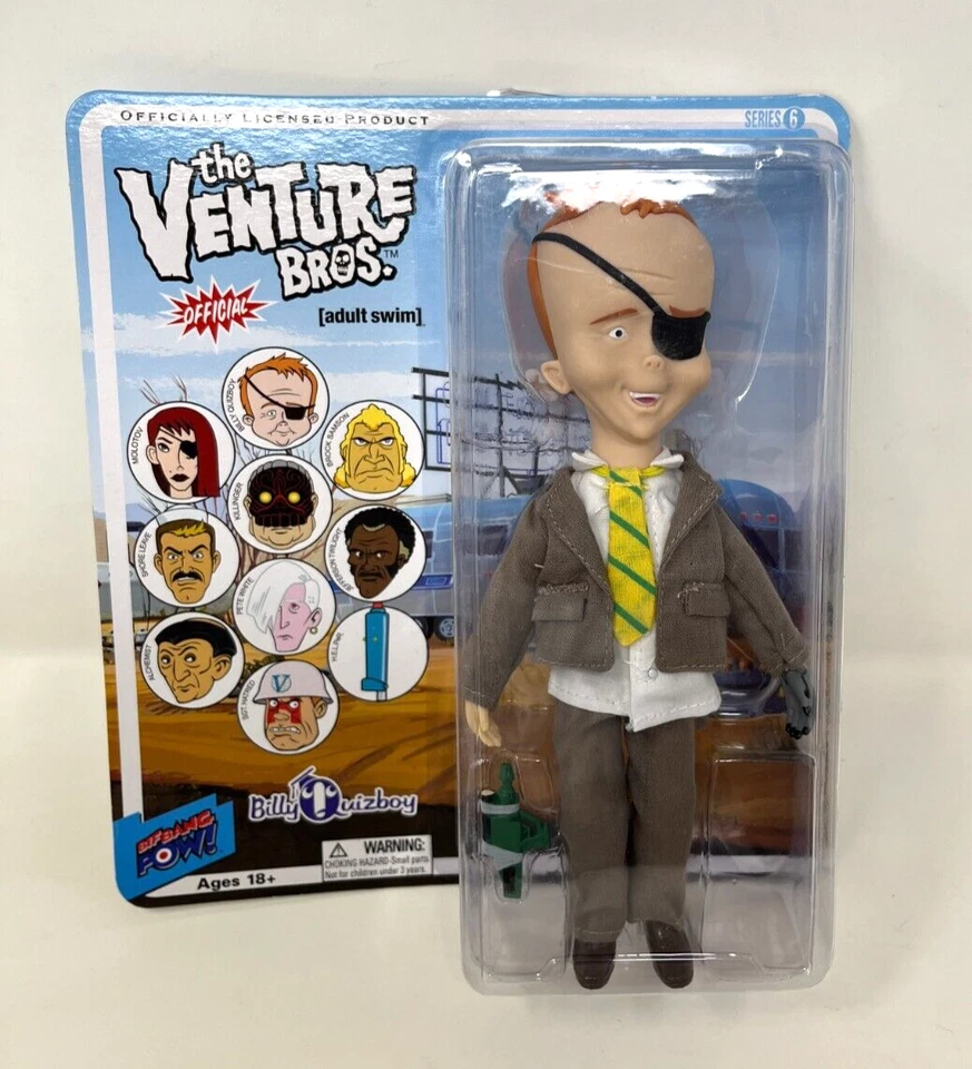 Molotov The Venture Bros Series 6 Action Figure MOC Bif Bang POW 2013