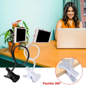 Flexible 360° Lazy Bracket Phone Stand Holder Car Bed Desk For iPhone Samsung MP - Photo 1 sur 34