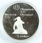 1974 Canadian - 1976 Montreal Olympiad 5 Dollar Proof Coin Commemorative