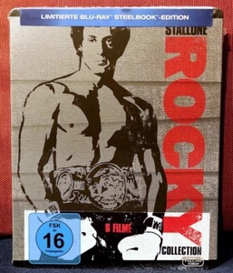 Rocky Collection Steelbook Edition Blu-ray Balboa 1 2 3 4 5 6 Stallone Bluray - Imagen 1 de 4