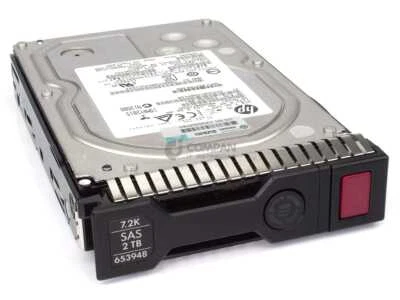 653948-001 HP HDD 2TB 7.2K SAS 6G 3.5" LFF - Bild 1 von 4