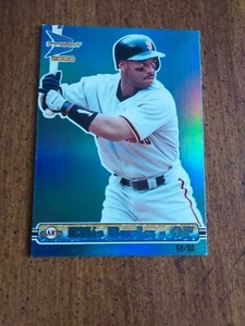 2000 Pacific Prism Ellis Burks Holographic Blue #50/80 #129 