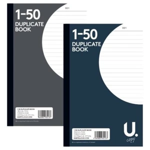 Libro ricevute duplicato full size foglio carbonio numerato contanti 1 - 50 pagine pad - Foto 1 di 4