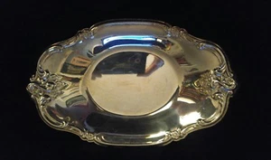 Vintage International Silver Company Silverplate Tray 448 Nut Candy Dish Orleans - Picture 1 of 4