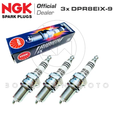 3 CANDELE NGK IRIDIUM DPR8EIX-9 TRIUMPH THUNDERBIRD 885 1995 > 2004 Foto 1 de 2