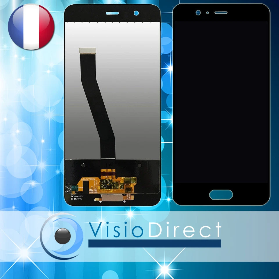 Vitre Tactile + Ecran LCD pour Huawei P10 noir - Photo 1/1
