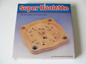 Super Roulette/Bauernroulette/Tiroler Roulette - Kreiselspiel 20x20cm aus Holz - Bild 1 von 4