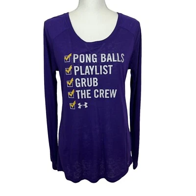 Camisa Pullover Mujer UNDER ARMOUR Talla Mediana Multicolor Mangas Largas Foto 1 de 4