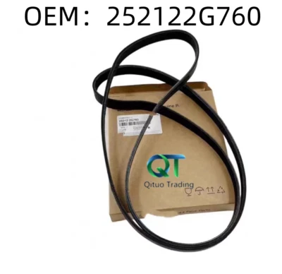 NEW 252122G760 Drive Fan Belt Ribbed Belt-V For KIA SPORTAGE 2014-2016 - Image 1 of 4