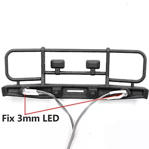 Paraurti anteriore con faretto RC aggiornamento auto modificare parti per per AXIAL SCX-24 C10 - Foto 1 di 5