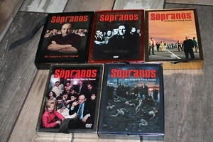 The Sopranos Dvd's set Seasons 1-2-3-4-5 TESTED! FREE SHIPPING! - Picture 1 of 7