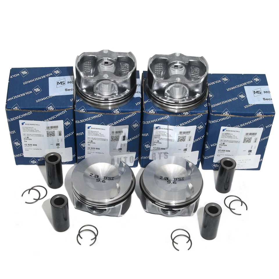 4x übergroße +0.5 Kolbenringe Φ83mm Φ23mm Für VW GTI Audi A4 A5 A6 Q5 2.0 TFSI - Bild 1 von 4