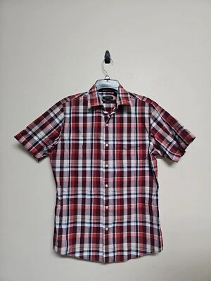 VAN HEUSEN Men's Shirt Short Sleeve Casual Button Down Striped Print.Size S/P - Image 1 of 4