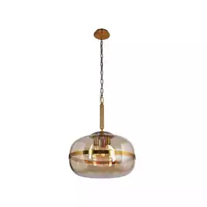 Ancient Brass Three Light Pendant from the Nottingham Collection - Picture 1 of 1
