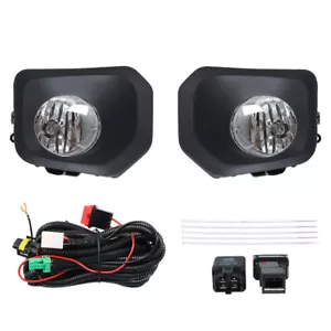 Labwork Fog Lights w/Wiring Kit For 2016-2020 Toyota Tacoma SR SR5 Clear Lens - Picture 1 of 10