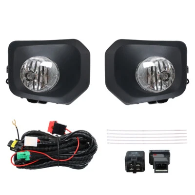 Luces antiniebla de laboratorio con kit de cableado para Toyota Tacoma 2016-2020 SR SR5 lente transparente Foto 1 de 4