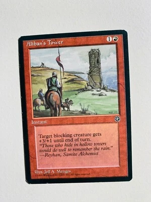 1X MTG MAGIC THE GATHERING ALIBAN'S TOWER NM-MT CARD - Image 1 of 2