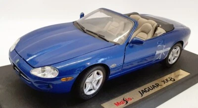 Maisto 1/18 Scale Diecast 31836 - 1996 Jaguar XK8 Convertible - Blue - Image 1 of 4