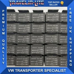 12V 40 Amp Relay 5 Pin Best Quality Waterproof Automotive Car Van Boat New 25pcs - Picture 1 of 8