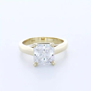 Solitär Verlobungsring 18K Gold 2,41 Karat Princess Lab-Grown Diamant G VS2 - Bild 1 von 5