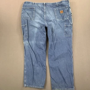 Carhartt Jeans Herren 38x30 Blau Latzhose Fit Workwear Denim Carpenter Hose - Bild 1 von 19
