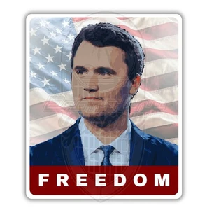 Charlie Kirk 3” Sticker Decal Turning Point USA United States Trump Republican - Bild 1 von 1