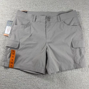 Eddie Bauer pantaloncino estivo verde trail beige donna taglia 16 - Foto 1 di 5