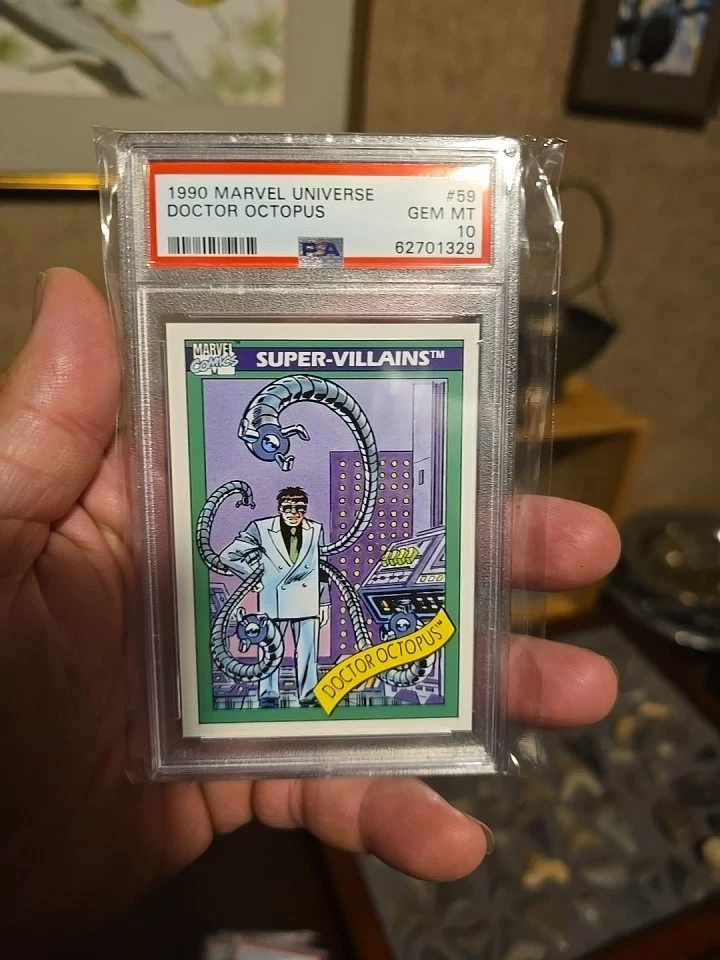 1990 Marvel Universe Doctor Octopus #59 PSA 10 Gem Mint - Image 1 of 4