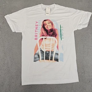 Britney Spears Shirt Herren Medium Weiß Grafik Tee Pop Musik Ikone 2021 Neu Etikett - Bild 1 von 6