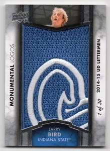 2014 Upper Deck Lettermen Monumental Logo Patches/30 Larry Bird #ML-LB - Picture 1 of 2