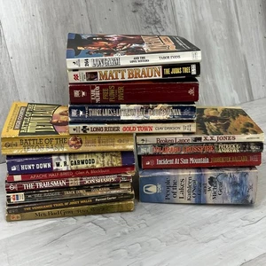 Western Soft Cover Vintage 16 Book Bundle Lot - Picture 1 of 4