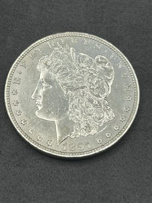 1897-O Morgan Silver Dollar AU+/UNC Nice Luster Key Date! 089 - Image 1 of 4