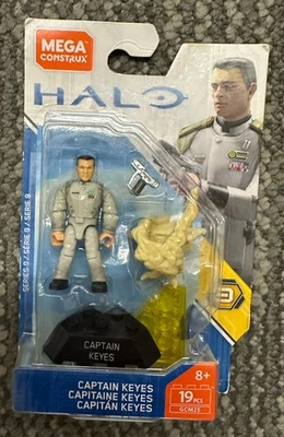 Mega Bloks Construx Halo Series 9 Captain Keyes Action Minifigure GCM25 2018 NIP - Image 1 of 2