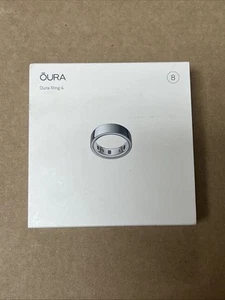 Oura Ring Smart Ring 4a gen. Taglia 8 argento JZ90-54217-08 - Foto 1 di 2