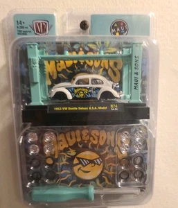 M2 Machines 1953 VW Beetle Deluxe USA Model Kit Maui & Sons - Picture 1 of 6