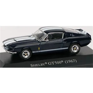 Atlas Editions 1/43rd Scale Ford Mustang Shelby GT500 (1967) - Dark Blue / Black - Picture 1 of 1