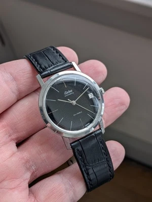 Reloj de pulsera automático suizo ESKA vintage - acero inoxidable - funcionando Foto 1 de 4